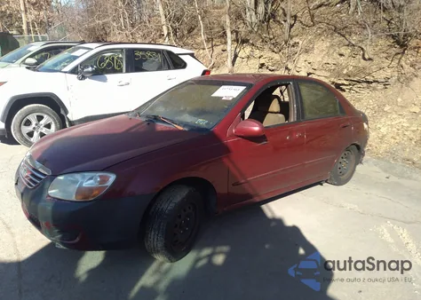 2007 Kia Spectra Ex from USA, damaged, VIN KNAFE122175375308